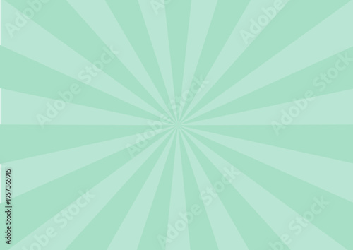 mint green sunburst rays pattern abstract background design