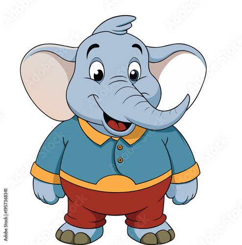 A close up view of a stylized cartoon character face with large expressive eyes and distinct lines Vector, illustration