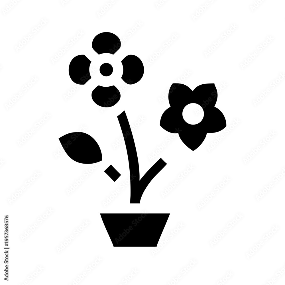 Fototapeta premium flower in a flowerpot