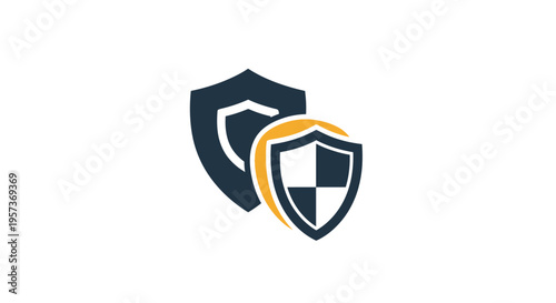 Secure Data Protection Shield Icon - Digital Security and Privacy Concept