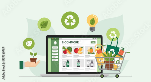 Eco-friendly E-commerce Online Shopping for Sustainable Products