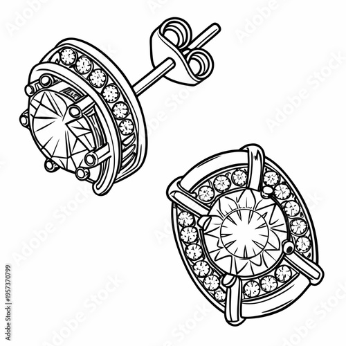 Diamond Earrings jewelry accessories fashion luxury