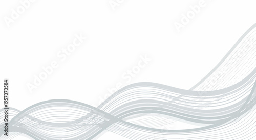 Virtual reality technology concept illustration of futuristic digital waves