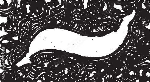 Collection of abstract hand drawn textures and patterns Vector set of monochrome doodle backgrounds