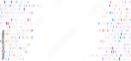 Dna test infographic. Genome sequence map.