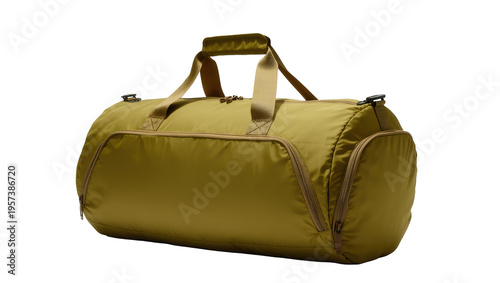 Εκτύπωση καμβά Stylish and practical olive green duffel bag for sports, gym, or travel essentials