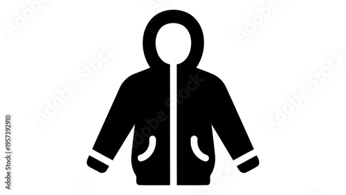 Windbreaker jacket icon
