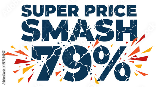 Super Price Smash Sale Promotional Graphic