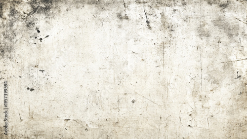 Old scratched and stained beige concrete wall texture background with dark spots