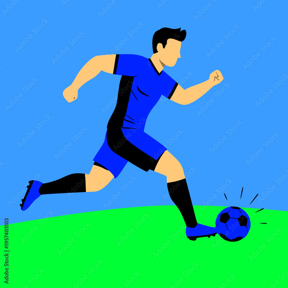 Obraz premium Player football 