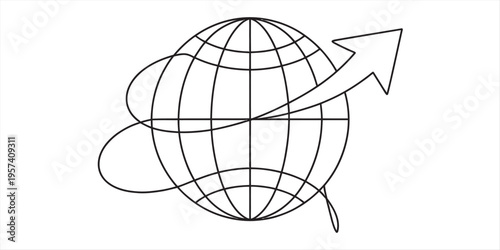 hand drawn open laptop sketch with cat sleeping on keyboard line art illustration