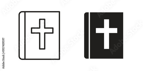 Bible icon. Simple outline style for web and app. Vector icon