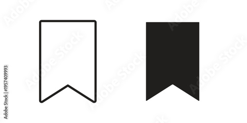 Bookmark icon. Simple outline style for web and app. Vector icon