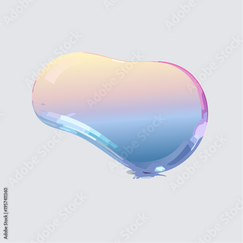 Flüssige Spiegeloberfläche