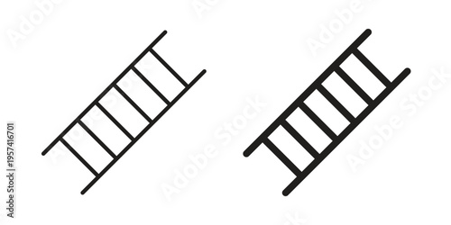 Ladder icon. Simple outline style for web and app. Vector icon