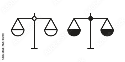 Law icon. Simple outline style for web and app. Vector icon