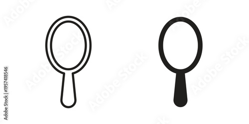 Mirror icon. Simple outline style for web and app. Vector icon