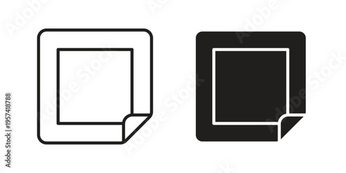Nicotine patch icon. Simple outline style for web and app. Vector icon