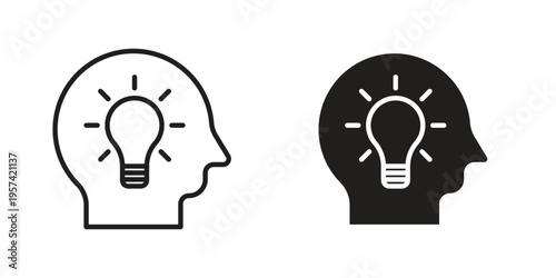 Realization icon. Simple outline style for web and app. Vector icon