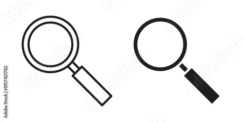 Search icon. Simple outline style for web and app. Vector icon
