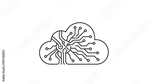 Modern Graphic Shield Icon Symbolizing Advanced Digital Security, Network Data Protection, and Information Safeguarding with Interconnected Technology Elements for Robust Cyber Defense