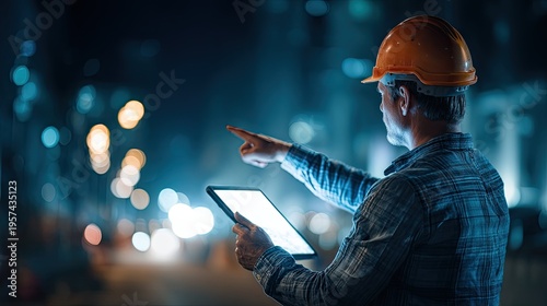 Confident Civil Engineer Supervising Infrastructure Development