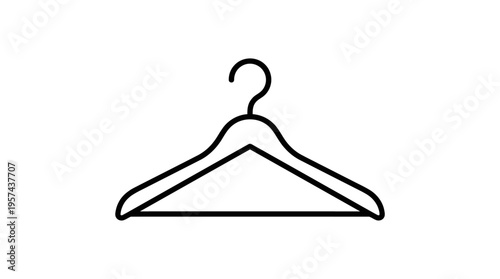 Minimalist Line Art Clothes Hanger