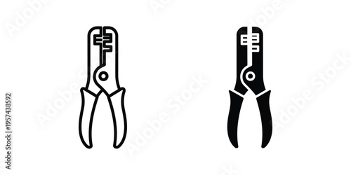 dental pliers and orthodontic molar tooth extraction tools flat design vector illustration
