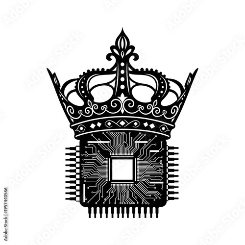 Digital King Crown on Microchip: Technology Leadership, Innovation, and Computing Power