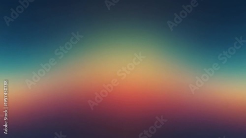 Abstract color gradient background. Minimalist design and modern aesthetics concept. Smooth blurred transition from dark blue to warm orange and purple. 4K Video