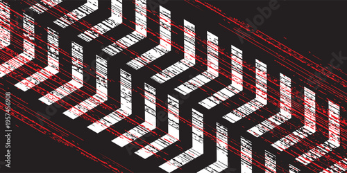 Exclusive red and black color combination sport racing car livery design, for universal medium eps10 vector ready to print.