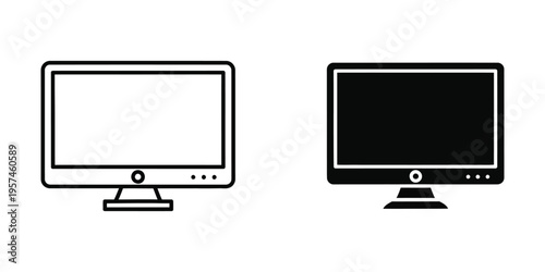 old and new television sets comparison flat design vector illustration
