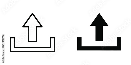 upward growth and success concept flat design vector illustration