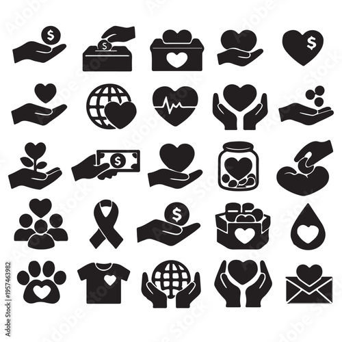 A collection of vintage wedding icons featuring vector silhouettes of a hipster gentleman mustache, fashion accessories like a cowboy hat and glasses, and a black cartoon pattern design set