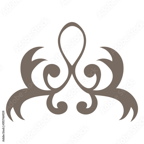 Ornamented floral corner