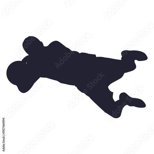 Soccer player keeping goal