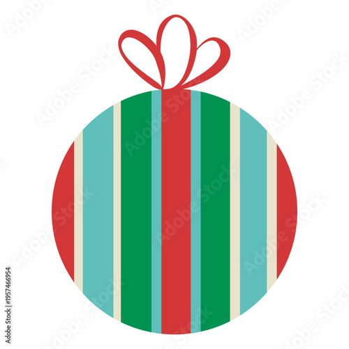 Christmas ball flat icon 11