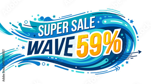 Super Sale Wave with 59 Percent Discount