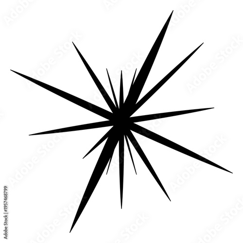 Star explosion silhouette 11