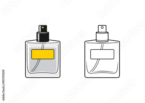 perfume bottle flat icon set
Vector flat icon set isolated on a white background