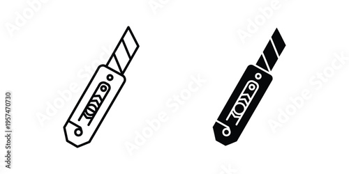 two usb flash drives with caps flat design vector illustration