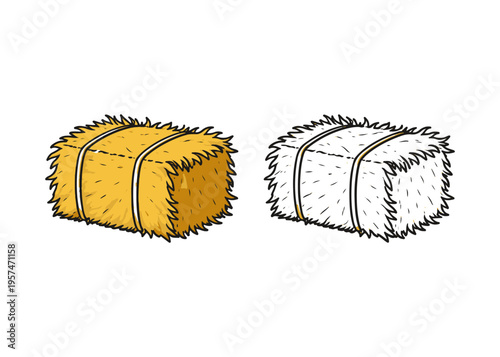 haystack flat icon set
Vector flat icon set isolated on a white background