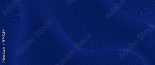 Premium background design with diagonal dark blue line pattern. Vector horizontal template for digital lux business banner, contemporary formal invitation, luxury voucher, prestigious gift certificate