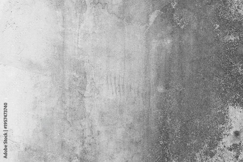 Fototapeta premium Grungy gray stucco wall for aesthetic product backdrop.Rustic gray concrete wall texture with weathered surface.High resolution weathered stone texture for architectural mockup.