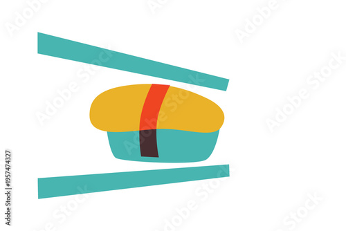 Sushi, Wok Noodles, Street Food Banner Collection for Restaurant Advertising