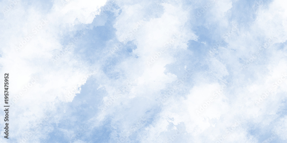 Fototapeta premium Blue watercolor vector background,Aquarelle paint paper textured canvas element for Aquarelle painted textured canvas design, abstract blue watercolor splash design colo
