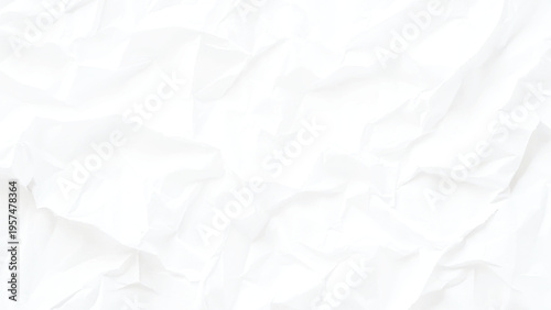 Close-up�of wrinkled white paper.