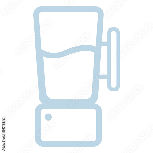 Blender machine line icon