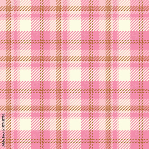 Seamless Retro Vintage Tartan Pattern March 19th 2026