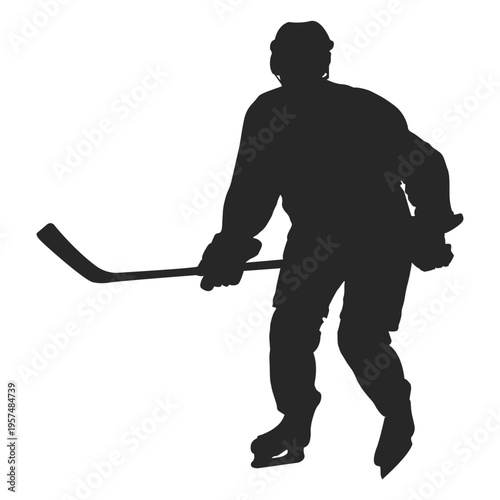 Ice hokey silhouette